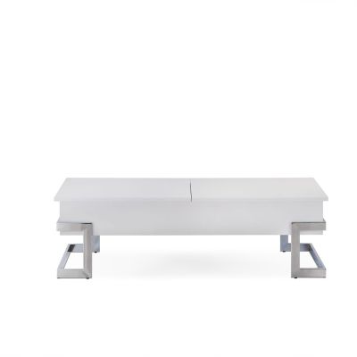 Calnan Coffee & End Table 81850 White By Acme Furniture