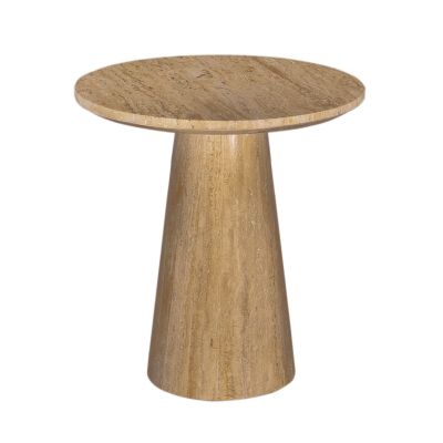 Modrest Velma - Modern Travertine Marble End Table