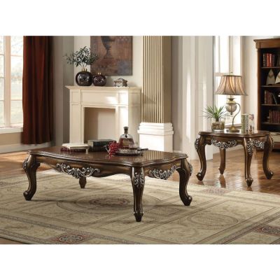 Latisha Coffee & End Table 82117 Oak By Acme Furniture