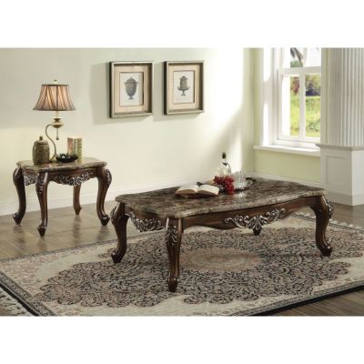 Latisha Coffee & End Table 82145 Oak By Acme Furniture