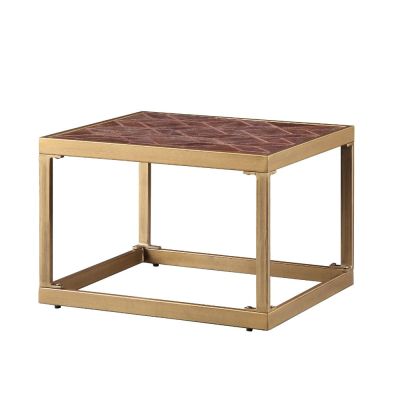 Genevieve Coffee & End Table 82312 Brown By Acme Furniture