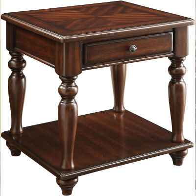 ACME Farrel End Table Walnut Finish