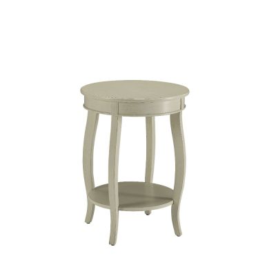 Aberta Accent Table 82785 White By Acme Furniture