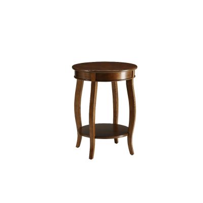 Aberta Accent Table 82789 Walnut By Acme Furniture