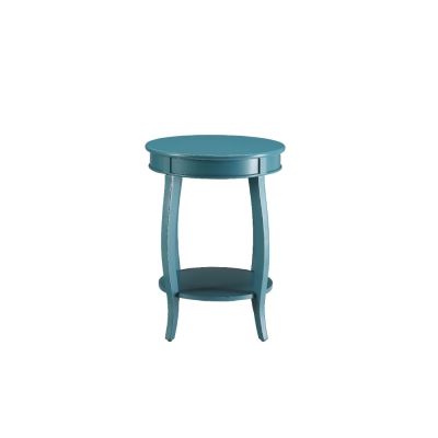 Aberta Accent Table 82790 Teal By Acme Furniture