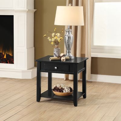 Malachi Coffee & End Table 82952 Black By Acme Furniture