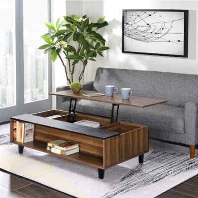 Avala Coffee & End Table 83140 Walnut By Acme Furniture