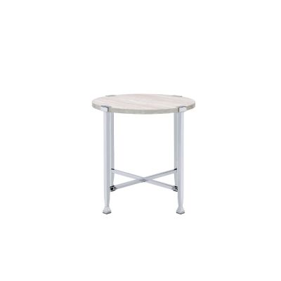 Brecon Coffee & End Table 83212 White By Acme Furniture