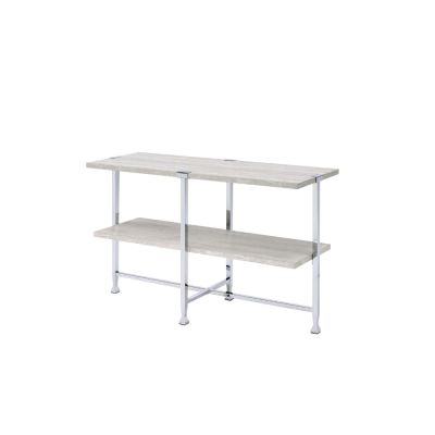 Brecon Sofa Table 83213 White By Acme Furniture