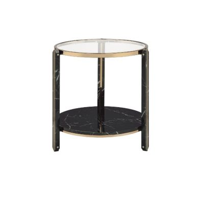 Thistle Coffee & End Table 83307 Champagne By Acme Furniture