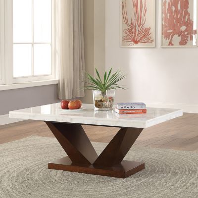 Forbes Coffee & End Table 83335 White By Acme Furniture