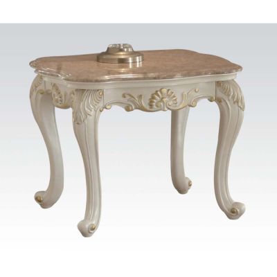 Chantelle Coffee & End Table 83542 Pearl By Acme Furniture