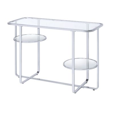 Hollo Sofa Table 83934 Chrome By Acme Furniture