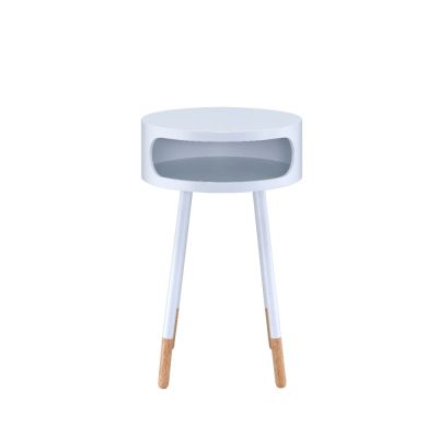 Sonria Accent Table 84445 White By Acme Furniture