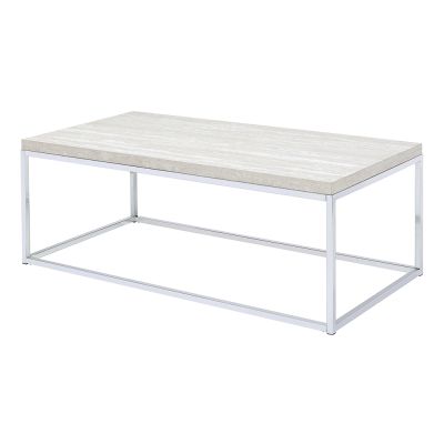 Snyder Coffee & End Table 84625 Chrome By Acme Furniture