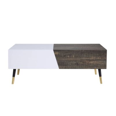 Orion Coffee & End Table 84680 White By Acme Furniture