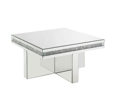 Noralie Coffee & End Table 84695 Mirrored By Acme Furniture