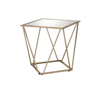 Fogya Coffee & End Table 86057 Champagne By Acme Furniture