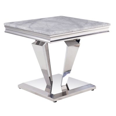 Satinka Coffee & End Table 87219 Gray By Acme Furniture