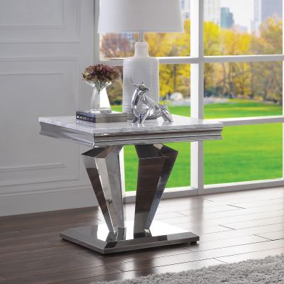 Satinka Coffee & End Table 87219 Gray By Acme Furniture