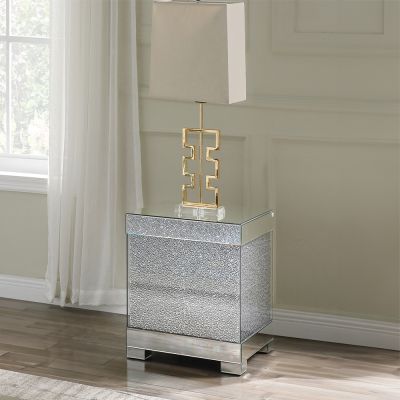 Mallika Coffee & End Table 87912 Mirrored By Acme Furniture