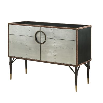 Brancaster Console Cabinet 90030 Leather By Acme Furniture