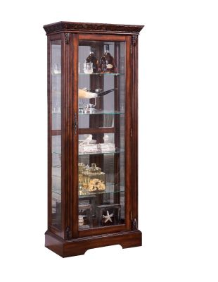 Addy Curio Cabinet 90062 Cherry By Acme Furniture