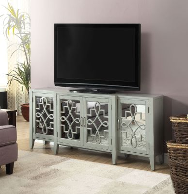 Kacia Console Cabinet 90190 Gray By Acme Furniture