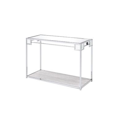 Asbury Console Table 90308 Chrome By Acme Furniture