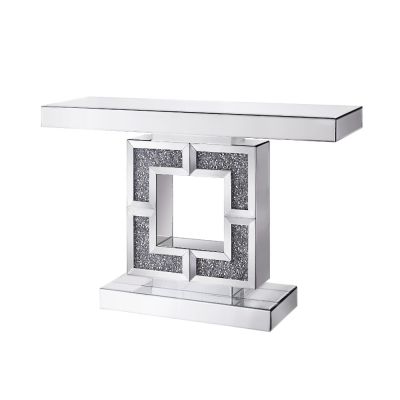 Noralie Console Table 90450 Mirrored By Acme Furniture