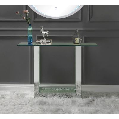 Nysa Console Table 90495 Mirrored By Acme Furniture