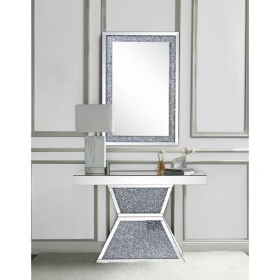 Noralie Console Table 90497 Mirrored By Acme Furniture