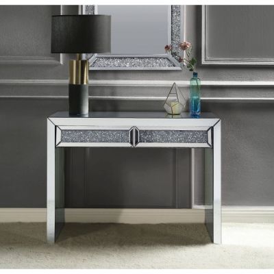 Noralie Console Table 90505 Mirrored By Acme Furniture