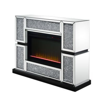 Noralie Fireplace 90660 Mirrored By Acme Furniture