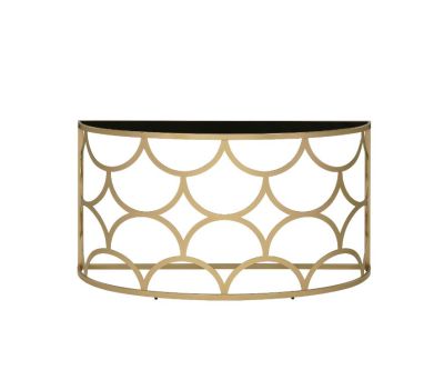 Altus Console Table 90820 Gold By Acme Furniture