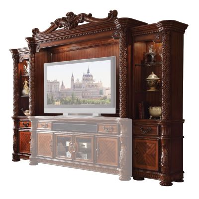 Vendome II Entertainment Center 91315 Cherry By Acme Furniture