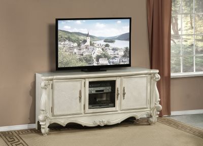 Versailles Tv Stand 91324 Bone By Acme Furniture