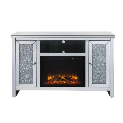 Noralie Tv Stand 91775 Mirrored By Acme Furniture