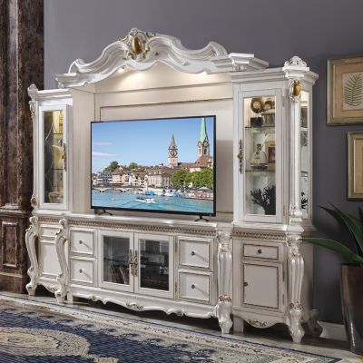 Picardy Entertainment Center 91815 Pearl By Acme Furniture