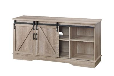 Bennet Tv Stand 91857 Oak By Acme Furniture