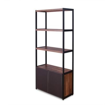 Sara Book Shelf 92442 Walnut By Acme Furniture