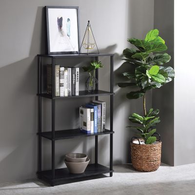 Nypho Book Shelf 92739 Black By Acme Furniture