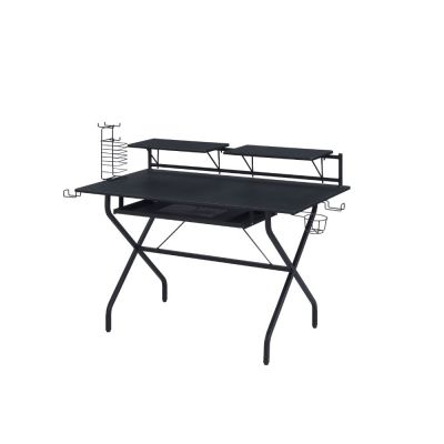 Hartman Gaming Desk 92870 Black By Acme Furniture