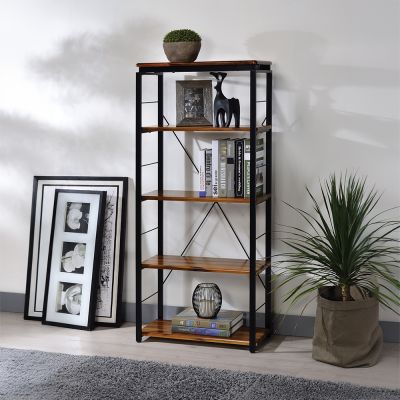 Jurgen Book Shelf 92912 Oak By Acme Furniture