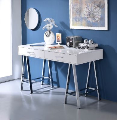 Coleen Desk 93047 White By Acme Furniture