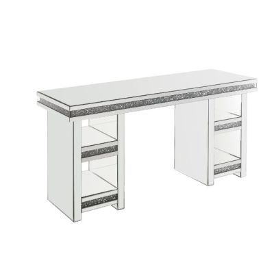 Noralie Desk 93112 Mirrored By Acme Furniture