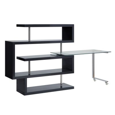 Buck II Desk 93177 Black By Acme Furniture