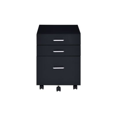 Tennos Office Cabinet 93199 Black By Acme Furniture