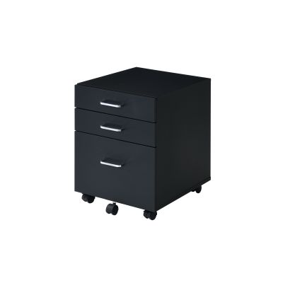 Tennos Office Cabinet 93199 Black By Acme Furniture