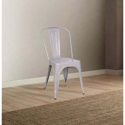 Jakia Side Chair 96256 Silver By Acme Furniture